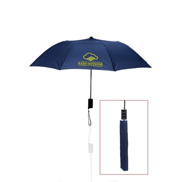Compact folding umbrella with a 42" arc, auto-open mechanism, and matching... from ASI 39552 BEL Promo