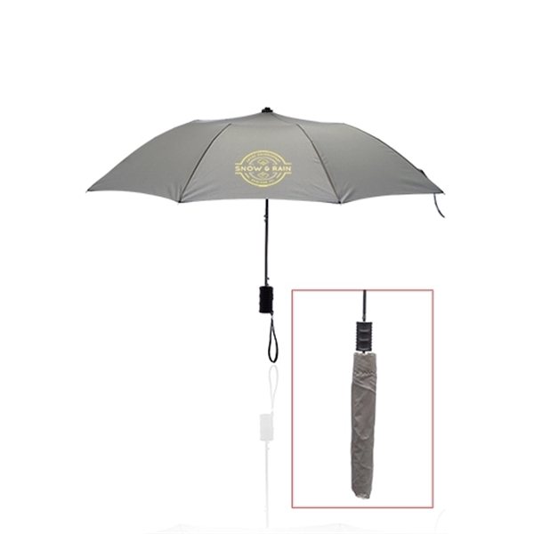 Compact folding umbrella with a 42" arc, auto-open mechanism, and matching... from ASI 39552 BEL Promo
