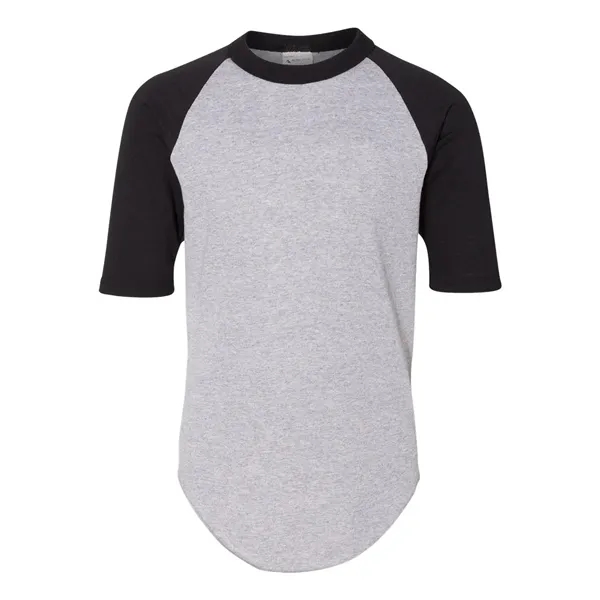Youth Three-Quarter Sleeve Baseball Jersey... from ASI 84358 S&S Activewear