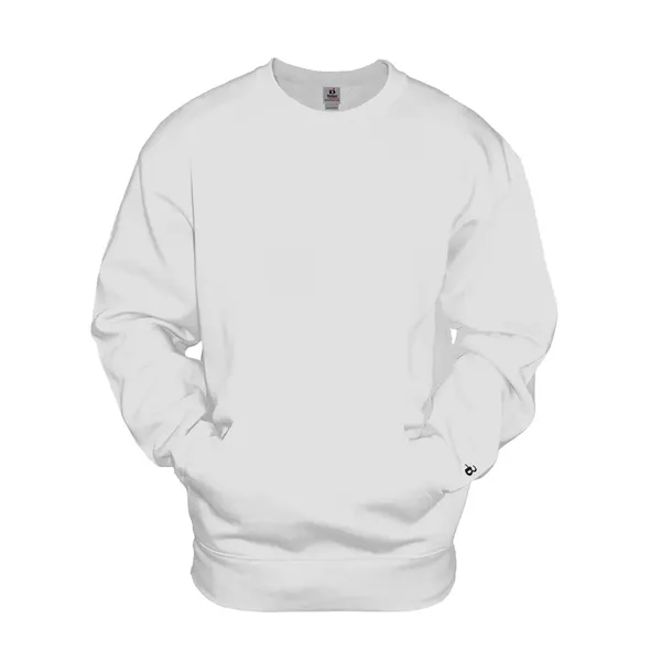 Crewneck sweatshirt with twill taped neckline and front pouch pocket.... from ASI 84358 S&S Activewear