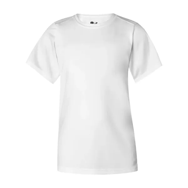 Youth short sleeve t-shirt with sport shoulders. Blank product.... from ASI 84358 S&S Activewear