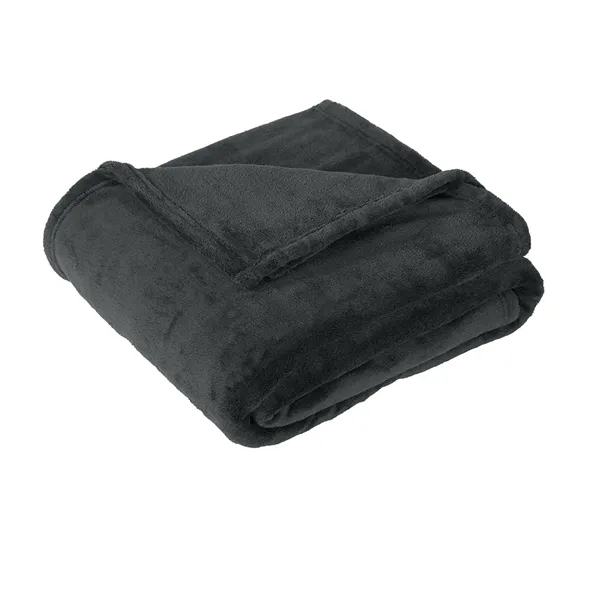 Ultra-plush oversized blanket with soft texture, durable design, and custom imprint... from ASI 72657 Active Life Promo