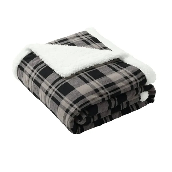 Soft flannel front and sherpa fleece back; perfect for cozy comfort... from ASI 72657 Active Life Promo / Apres Ski