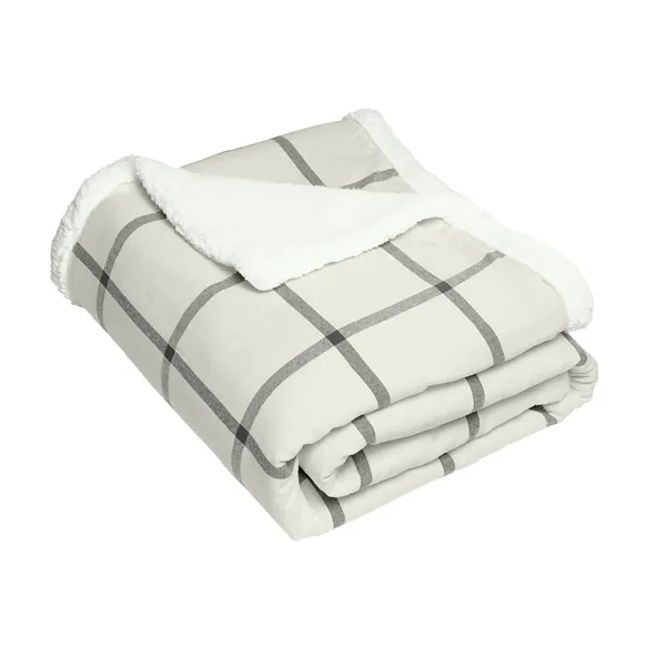 Soft flannel front and sherpa fleece back; perfect for cozy comfort... from ASI 72657 Active Life Promo / Apres Ski