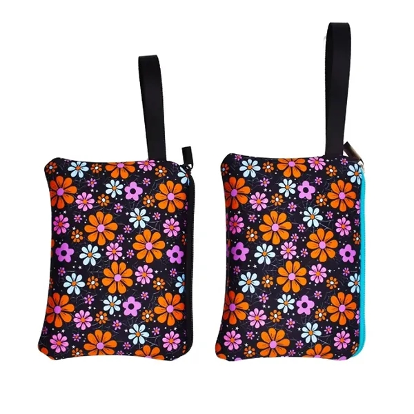 Full color neoprene cosmetic pouch plus full color sublimation imprint on... from ASI 37218 Athena Promo (tm)