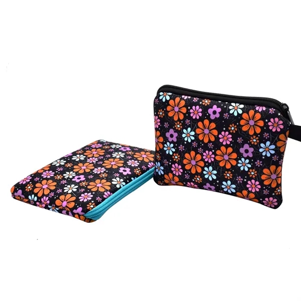 Full color neoprene cosmetic pouch plus full color sublimation imprint on... from ASI 37218 Athena Promo (tm)