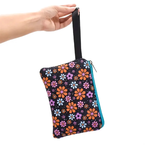 Full color neoprene cosmetic pouch plus full color sublimation imprint on... from ASI 37218 Athena Promo (tm)