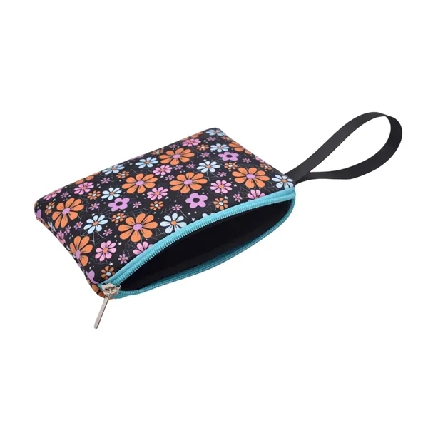 Full color neoprene cosmetic pouch plus full color sublimation imprint on... from ASI 37218 Athena Promo (tm)