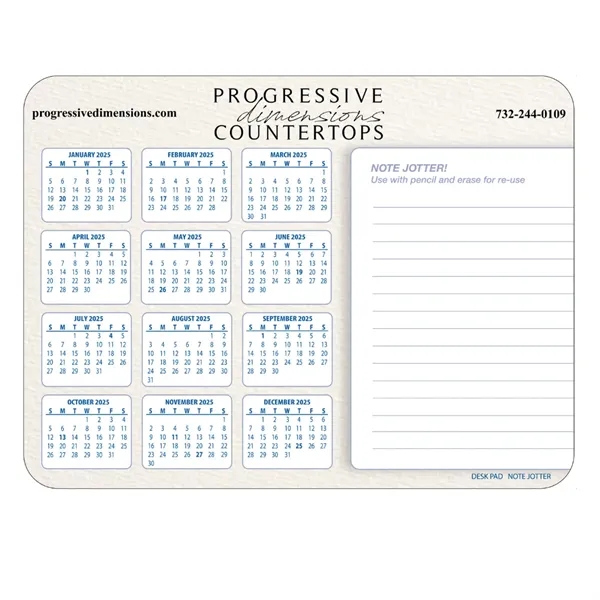 Stay organized with the reusable Desk Pad!... from ASI 42393 Budgetcard Inc