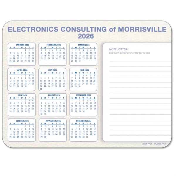 Stay organized with the reusable Desk Pad!... from ASI 42393 Budgetcard Inc