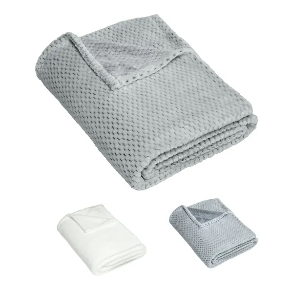 Soft, durable 50" x 60" plush blanket with color accents-perfect for... from ASI 72657 Active Life Promo