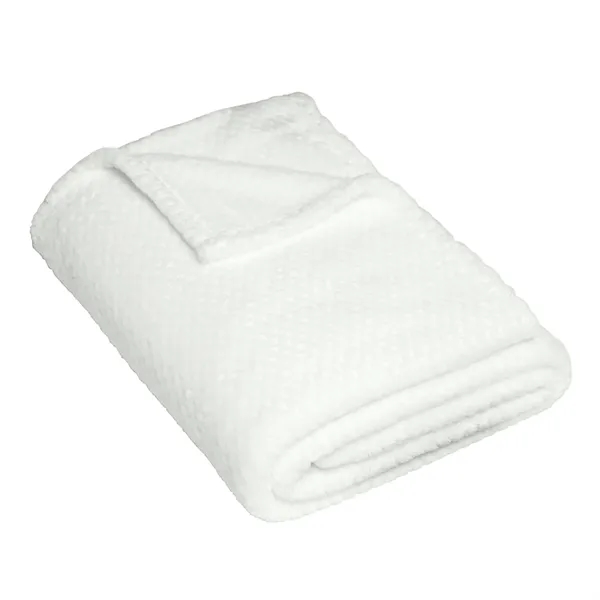 Soft, durable 50" x 60" plush blanket with color accents-perfect for... from ASI 72657 Active Life Promo