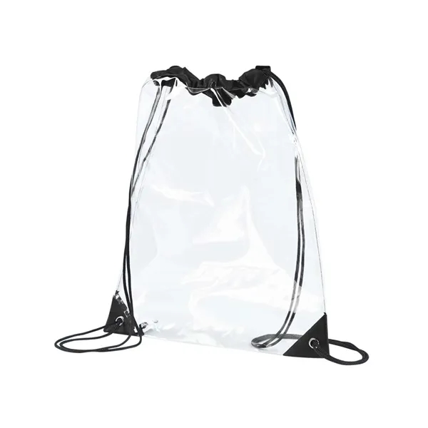 BAGedge PVC Clear Drawstring Bag... from ASI 84358 S&S Activewear