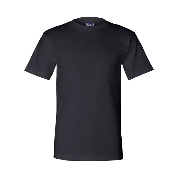 Adult pre-shrunk 100% cotton short sleeve t-shirt, union made. Blank product.... from ASI 84358 S&S Activewear