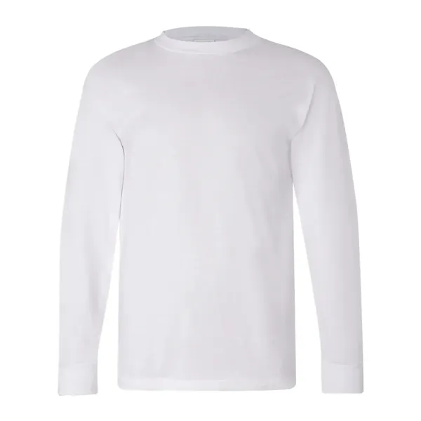 Adult pre-shrunk 100% cotton USA made long sleeve t-shirt. Blank product.... from ASI 84358 S&S Activewear