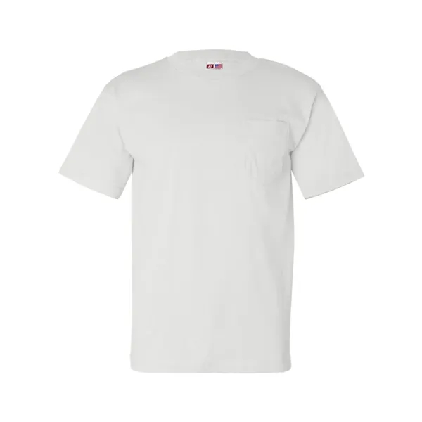 Adult USA made heavyweight 100% cotton short sleeve t-shirt with a... from ASI 84358 S&S Activewear
