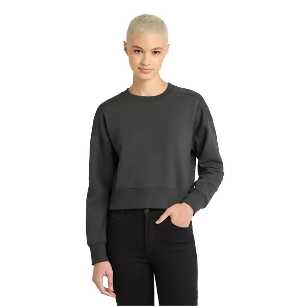 District Women's Perfect Weight Fleece Cropped Crew... from ASI 84863 SanMar