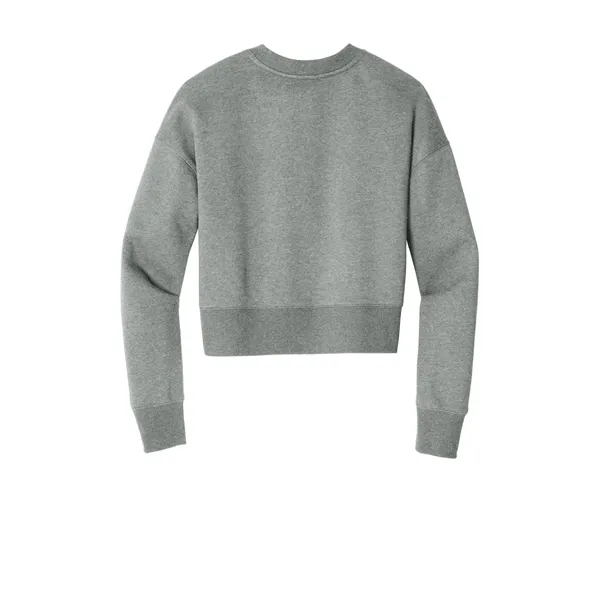 District Women's Perfect Weight Fleece Cropped Crew... from ASI 84863 SanMar
