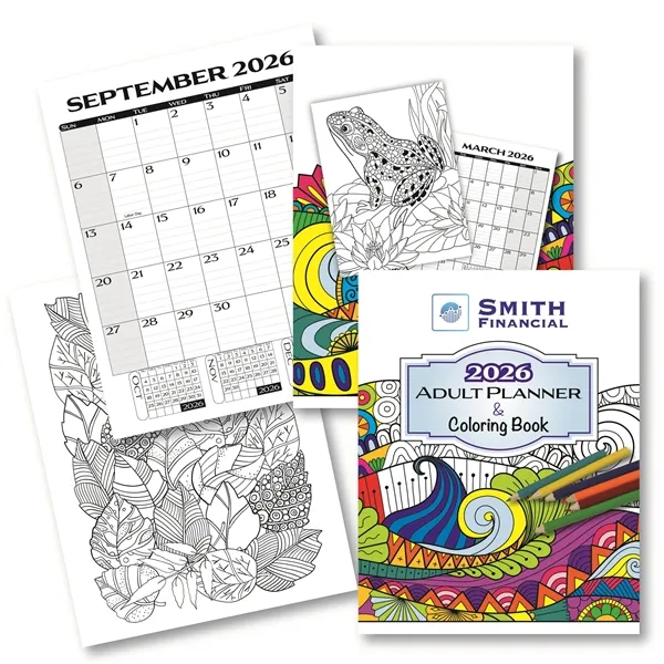 This 32 page adult planner and coloring book is USA printed... from ASI 56080 Playing Cards On Demand