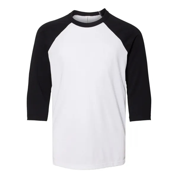 Youth Three-Quarter Sleeve Baseball Tee... from ASI 84358 S&S Activewear