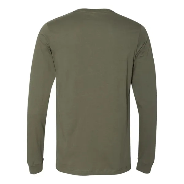 Adult long sleeve crewneck t-shirt with 2" rib cuffs. Blank product.... from ASI 84358 S&S Activewear