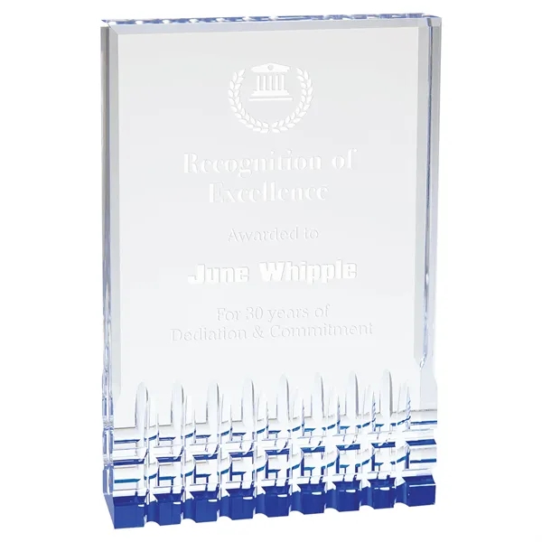 6" x 1" x 8" acrylic freestanding award with frosted imprint.... from ASI 74601 Calico
