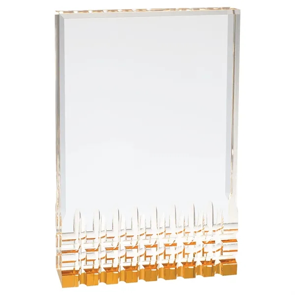 6" x 1" x 8" acrylic freestanding award with frosted imprint.... from ASI 74601 Calico