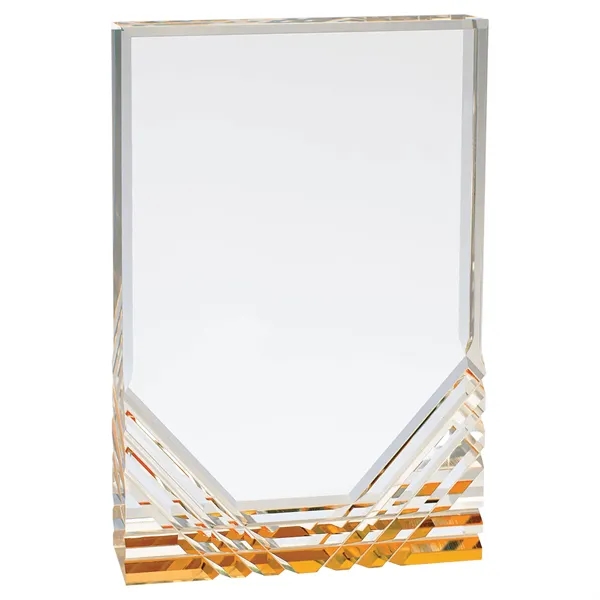 6" x 1" x 8" acrylic freestanding rectangular trophy with frosted... from ASI 74601 Calico