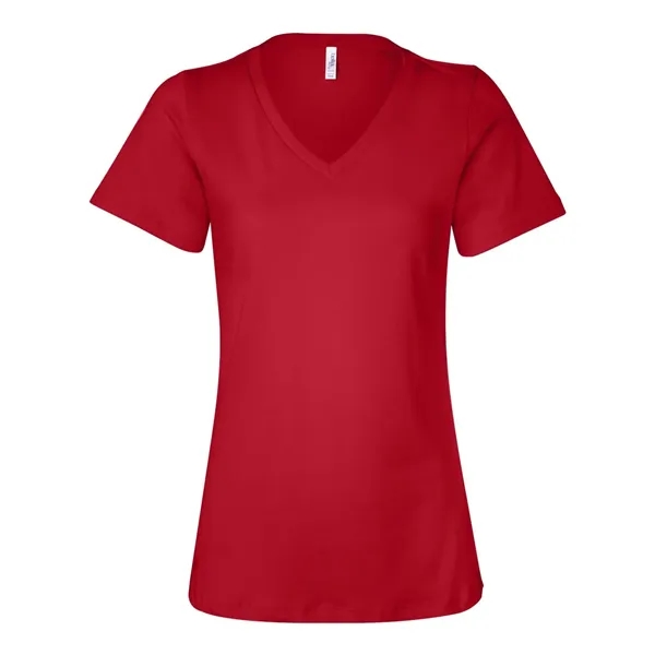 V-neck t-shirt with flattering true women's fit. Blank product.... from ASI 84358 S&S Activewear