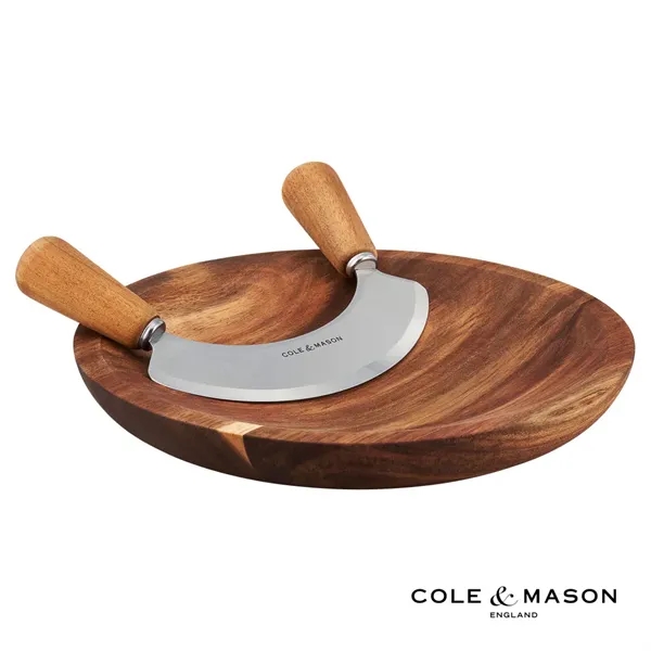 Cole & Mason™ Ashden Herb Mezzaluna w/Chopping Board... from ASI 84592 St Regis Group