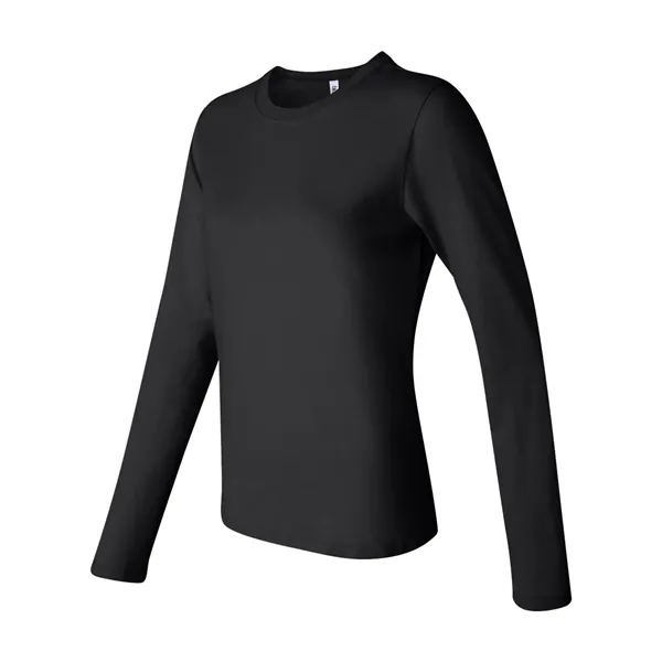 Women's long sleeve crewneck jersey t-shirt. Blank product.... from ASI 84358 S&S Activewear