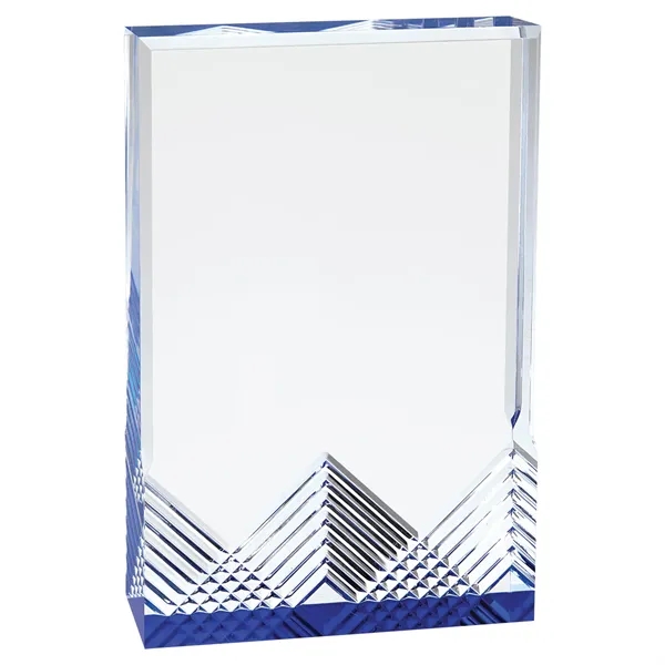 5" x 1" x 7" freestanding rectangular acrylic award with frosted... from ASI 74601 Calico