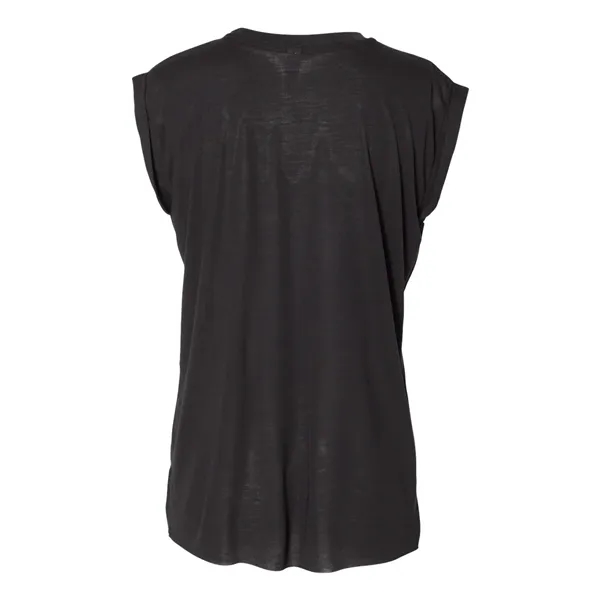 Women's Flowy Muscle Tee with Rolled Cuffs... from ASI 84358 S&S Activewear