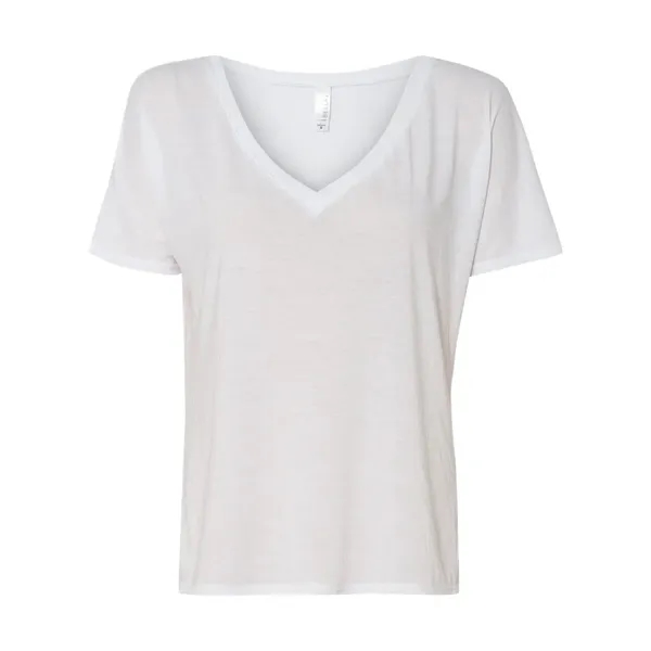 Women's flowy V-neck drop sleeve shirt. Blank product.... from ASI 84358 S&S Activewear