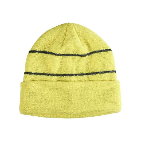 Big Accessories Reflective Cuffed Beanie... from ASI 84358 S&S Activewear