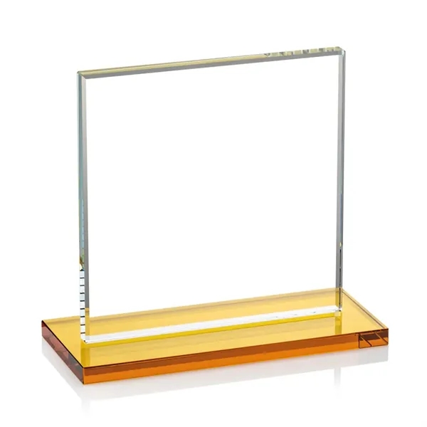 Bold Sahara VividPrint™ Award features a 0.5” thick Starfire crystal mounted... from ASI 84592 St Regis Group / St Regis