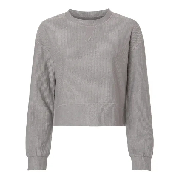 Boxercraft Women's Cropped Boxy Long Sleeve T-Shirt... from ASI 84358 S&S Activewear