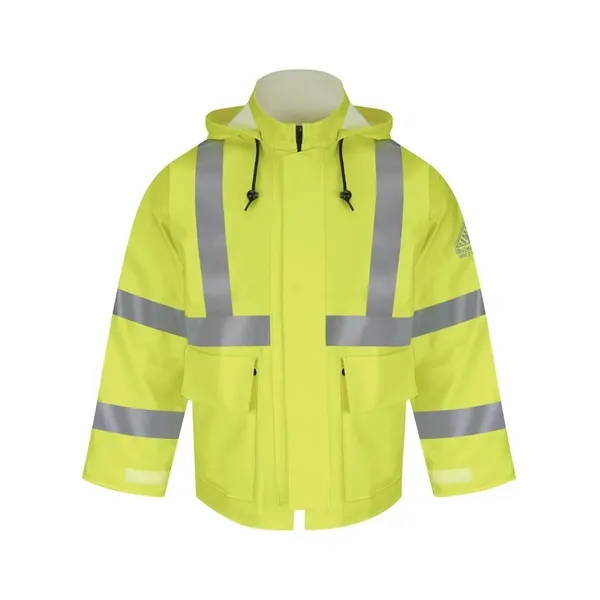 Hi-Visibility Flame-Resistant Rain Jacket... from ASI 84358 S&S Activewear