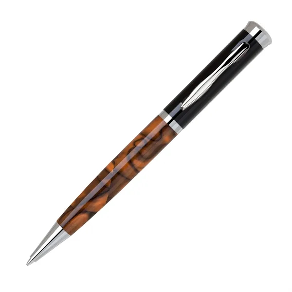 Solid brass twist-action pen with an enamel black upper barrel and... from ASI 68190 Lungsal / Lungsal