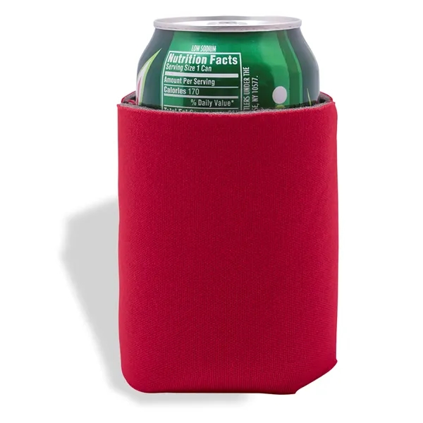Insulating can cooler sleeve that collapsible; made of polyester foam.... from ASI 79530 Prime Line