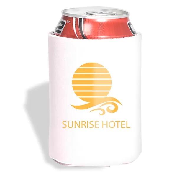 Insulating can cooler sleeve that collapsible; made of polyester foam.... from ASI 79530 Prime Line