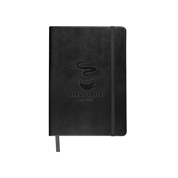 Soft faux leather writing journal with 80 ruled pages, elastic loop... from ASI 79530 Prime Line