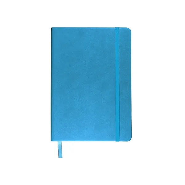 Soft faux leather writing journal with 80 ruled pages, elastic loop... from ASI 79530 Prime Line