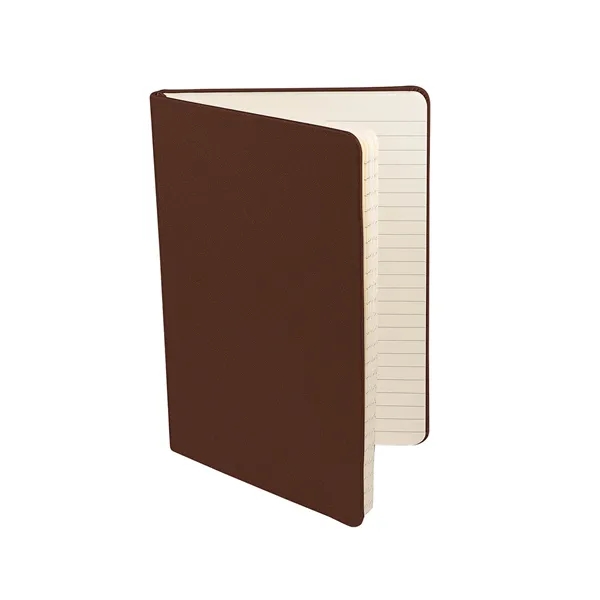 Soft faux leather writing journal with 80 ruled pages, elastic loop... from ASI 79530 Prime Line