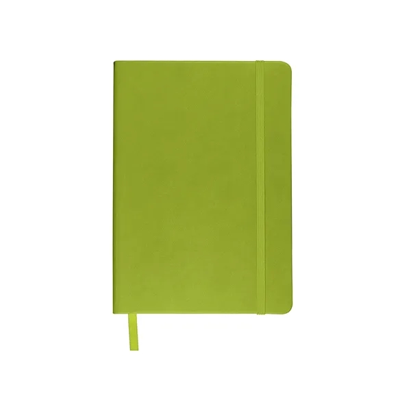Soft faux leather writing journal with 80 ruled pages, elastic loop... from ASI 79530 Prime Line