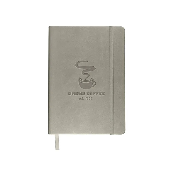 Soft faux leather writing journal with 80 ruled pages, elastic loop... from ASI 79530 Prime Line