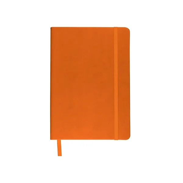 Soft faux leather writing journal with 80 ruled pages, elastic loop... from ASI 79530 Prime Line