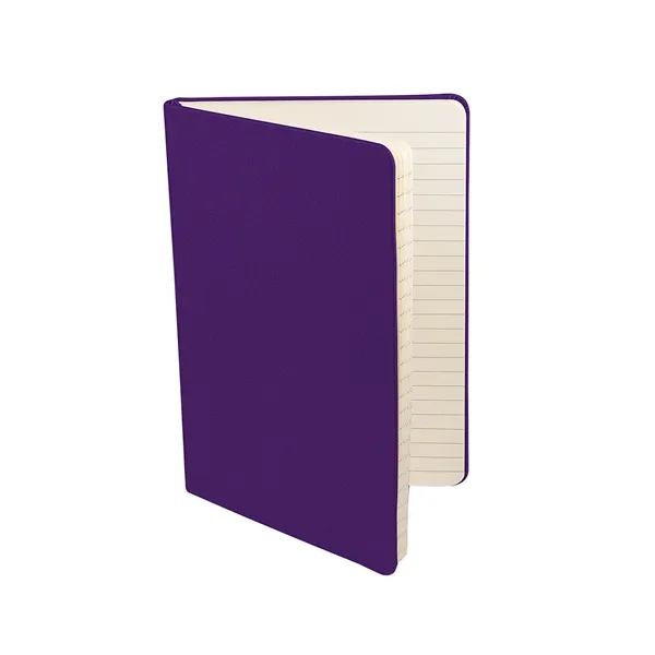 Soft faux leather writing journal with 80 ruled pages, elastic loop... from ASI 79530 Prime Line