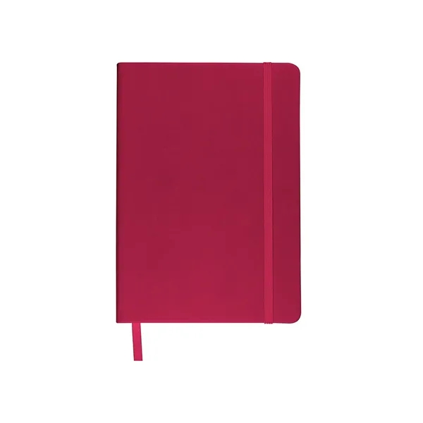 Soft faux leather writing journal with 80 ruled pages, elastic loop... from ASI 79530 Prime Line