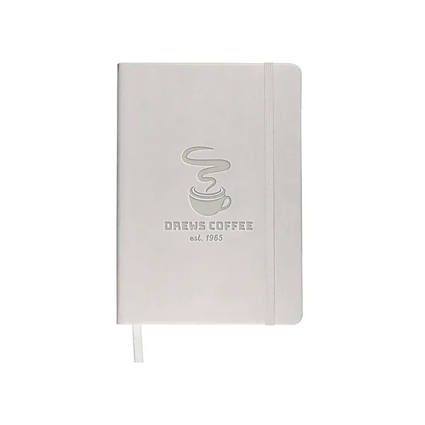 Soft faux leather writing journal with 80 ruled pages, elastic loop... from ASI 79530 Prime Line